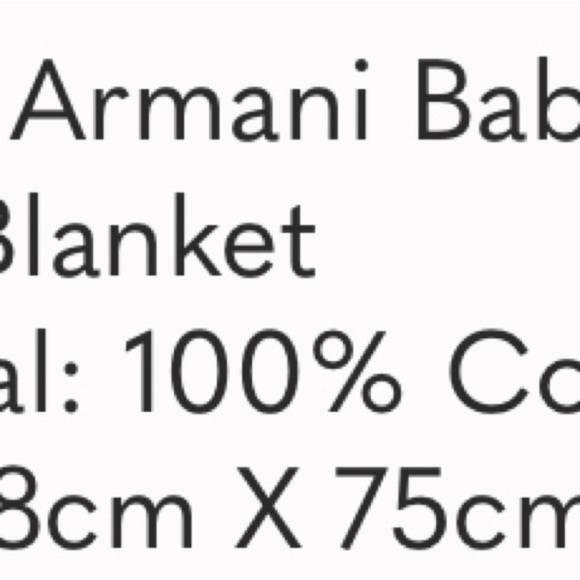Armani  Baby blanket - Picture 4 of 5